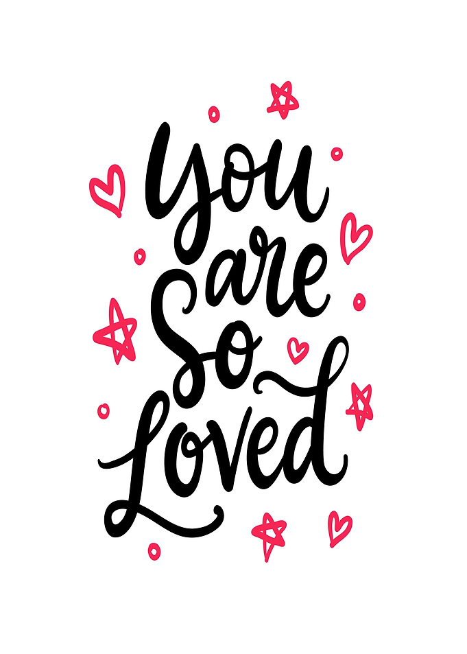 You Are So Loved Hand Lettering