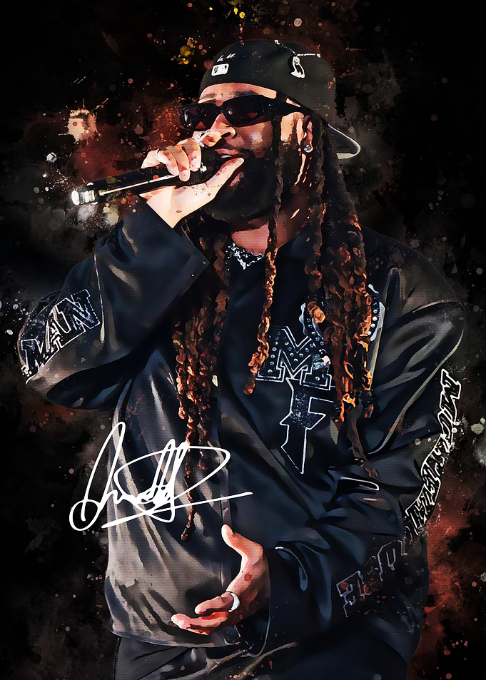 Rapper PartyNextDoor Performing on Stage