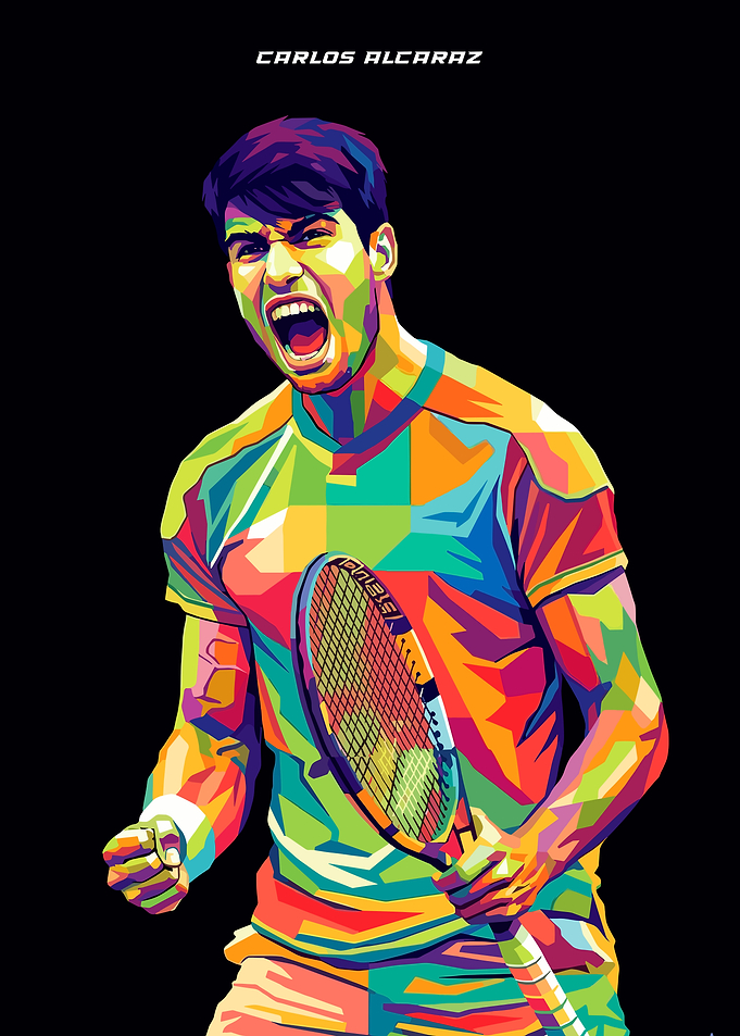 Carlos Alcaraz Pop Art