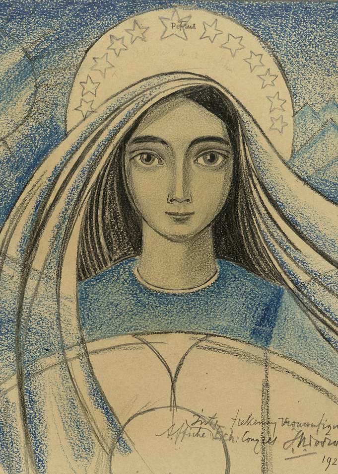Portrait of a Woman with Halo