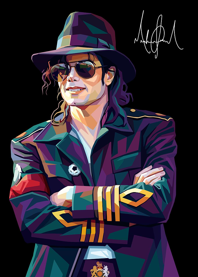 Michael Jackson Pop Art Portrait