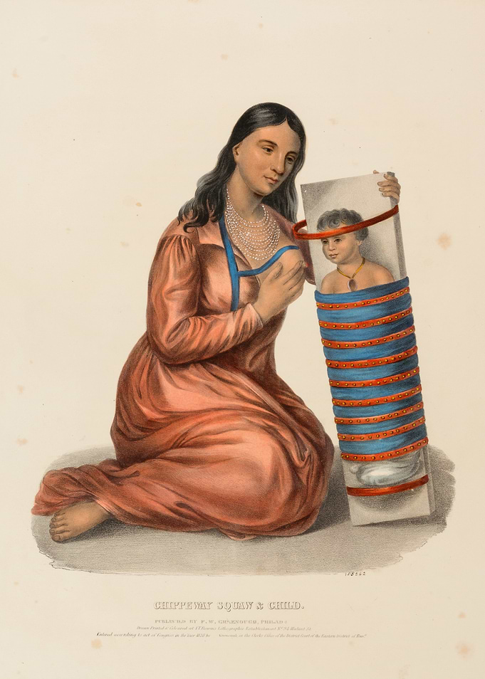 Native American Mother and Child