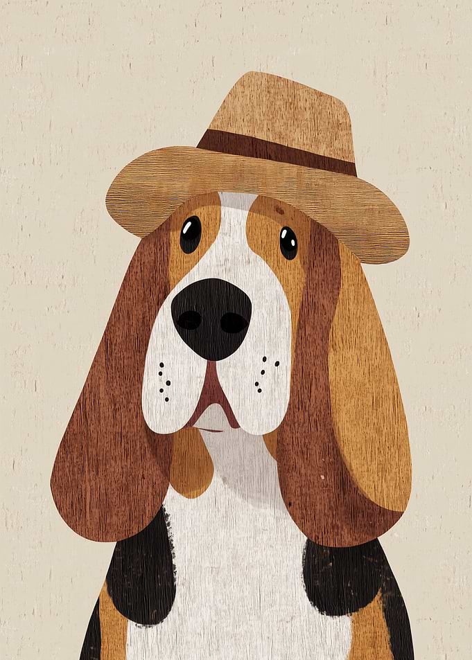 Dog Wearing a Hat