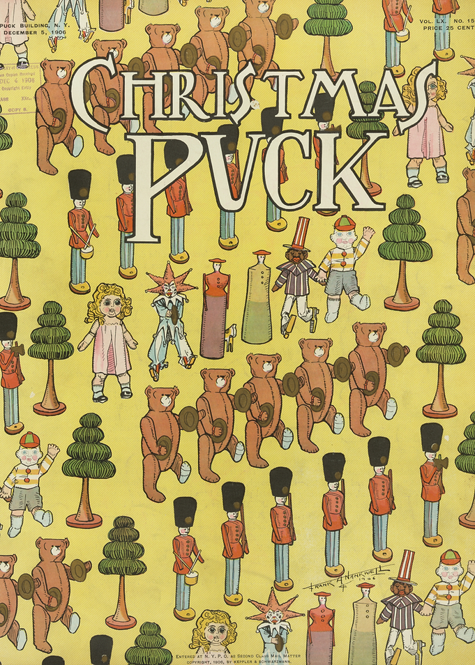 Christmas Puck Magazine Cover