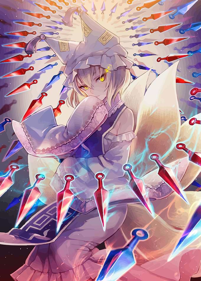 Kitsune with Kunai