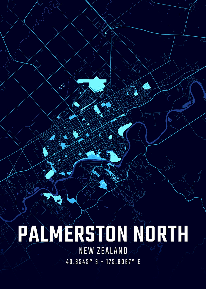Palmerston North Midnight City Map