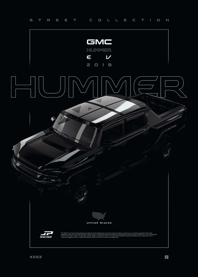 GMC Hummer EV 2019 Poster