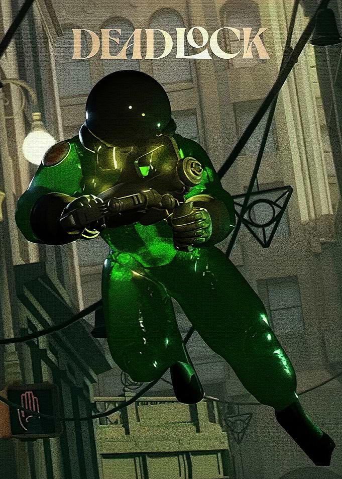 Deadlock Character in Green Suit
