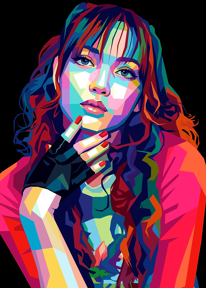 Lisa Colorful Portrait