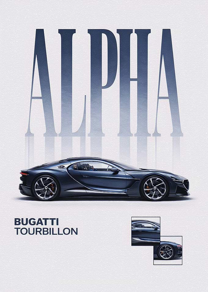 Bugatti Tourbillon Alpha Poster