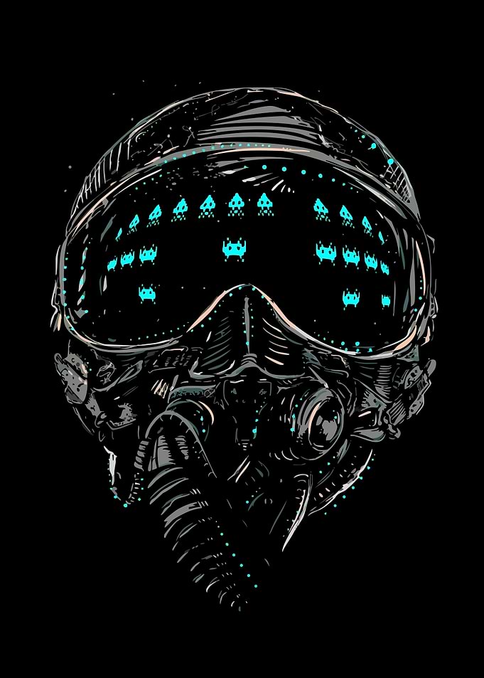 Retro Gaming Helmet