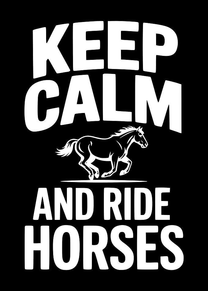 Keep Calm and Ride Horses