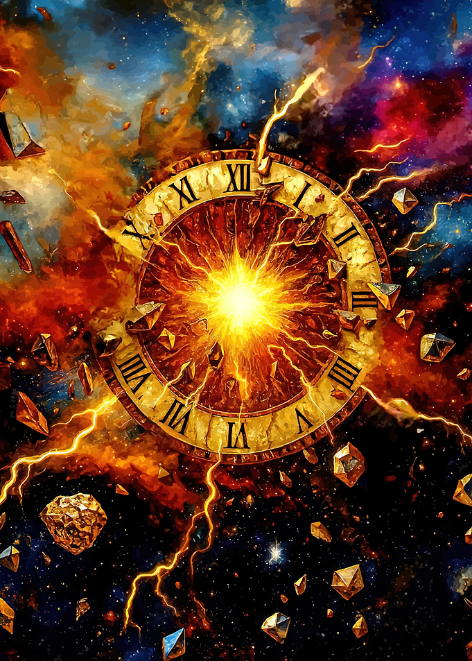 Cosmic Clock Explosion