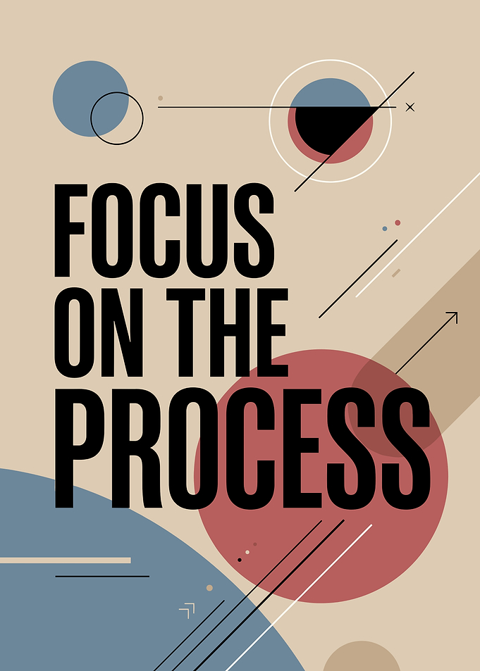 Focus on the Process Motivational Poster
