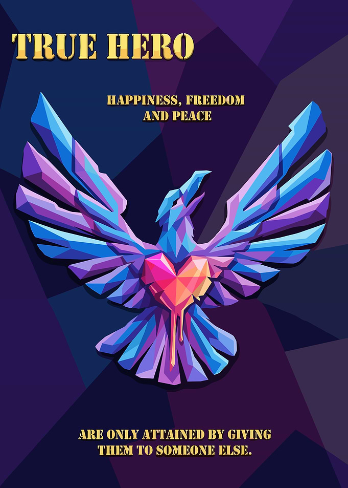 True Hero Eagle Heart