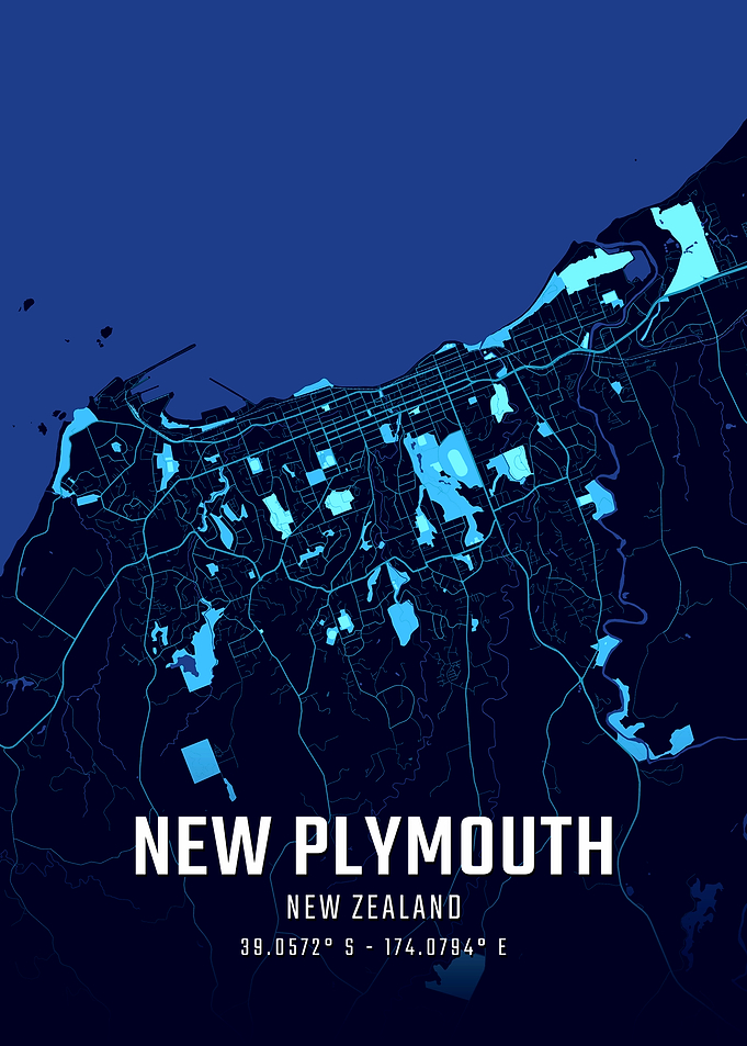 New Plymouth Midnight City Map