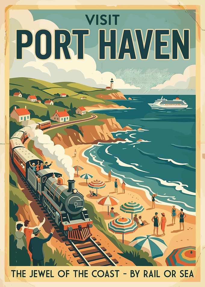 Visit Port Haven Vintage Travel