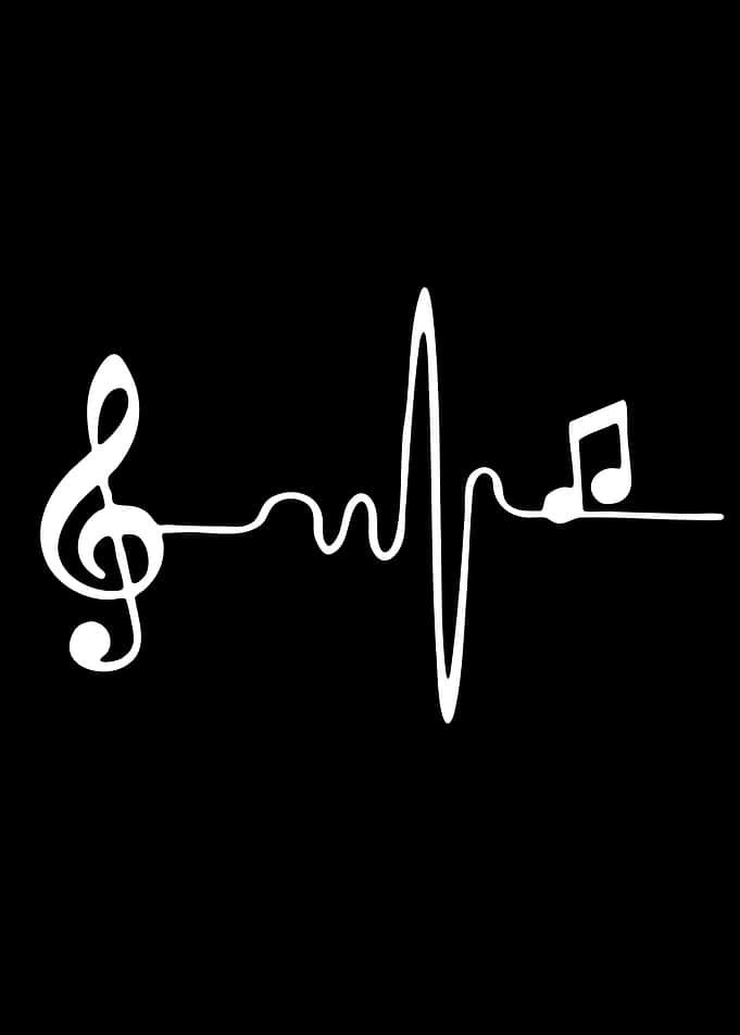 Music Heartbeat Graphic