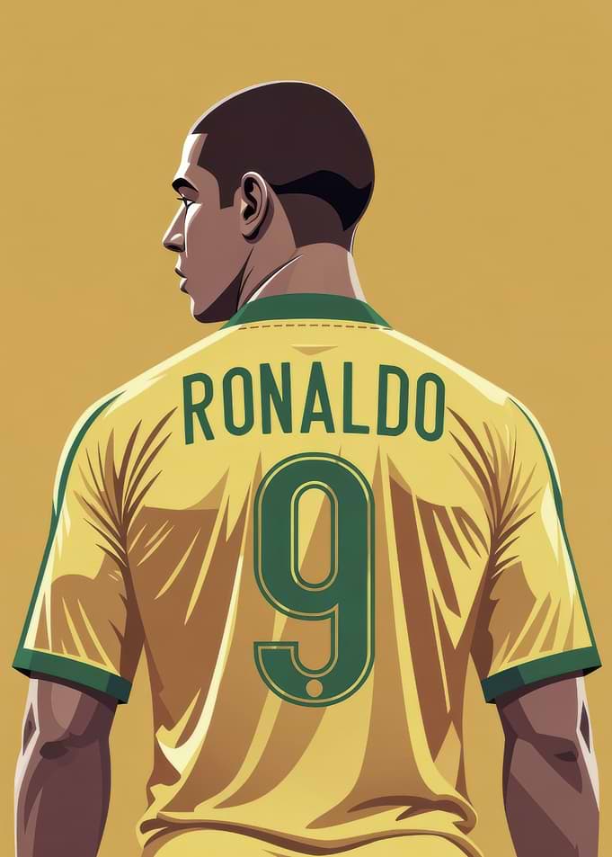Ronaldo Brazil Soccer Jersey