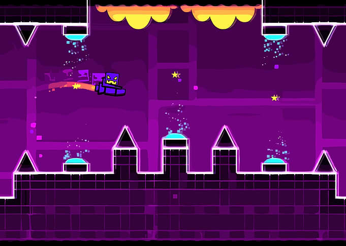 Geometry Dash Character Flying