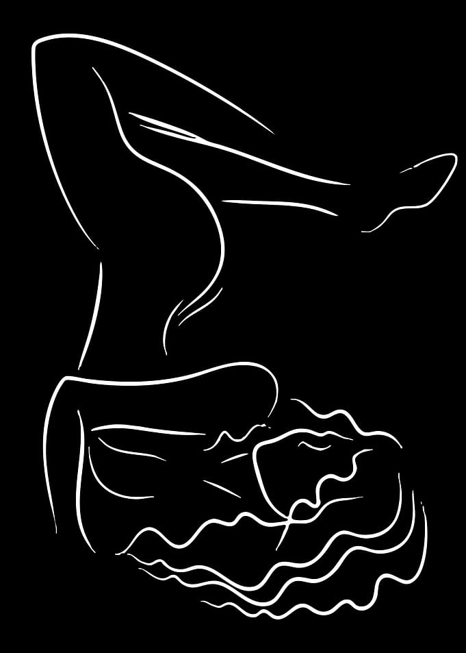 Minimalist Line Art of a Woman