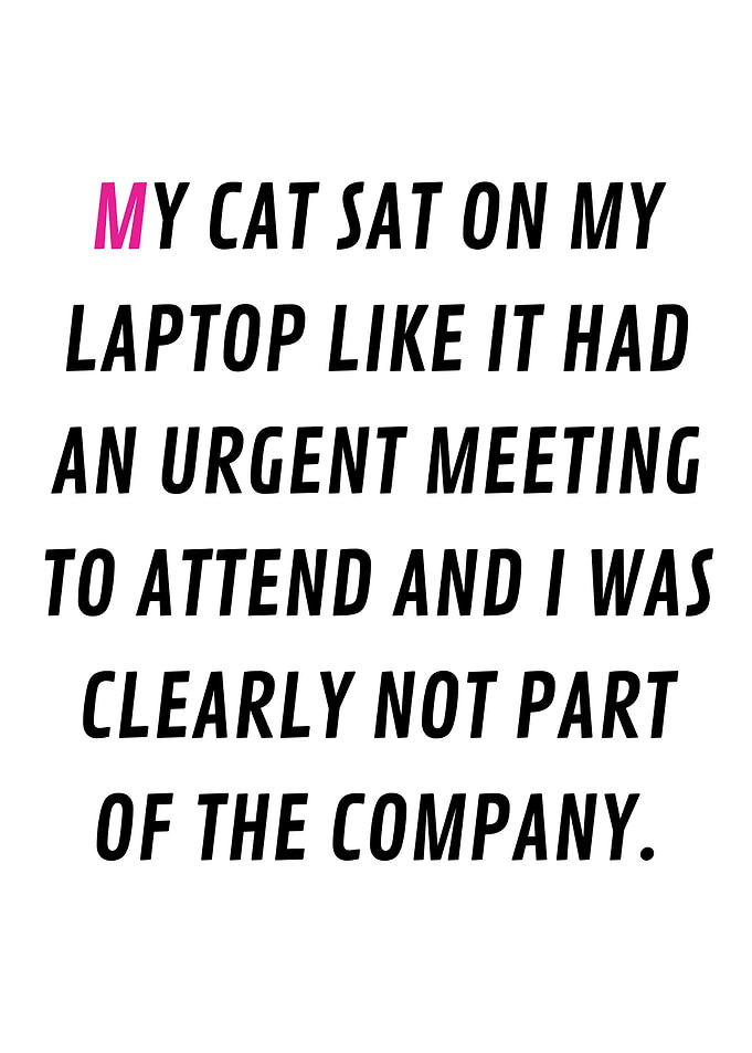 Not invited to the meeting