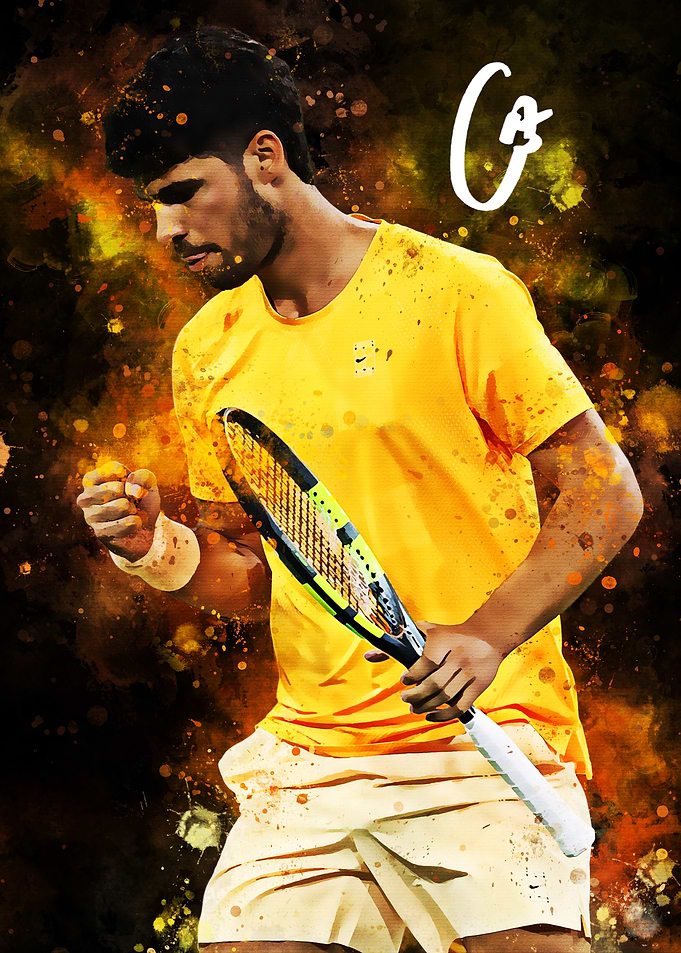 Carlos Alcaraz Tennis Player