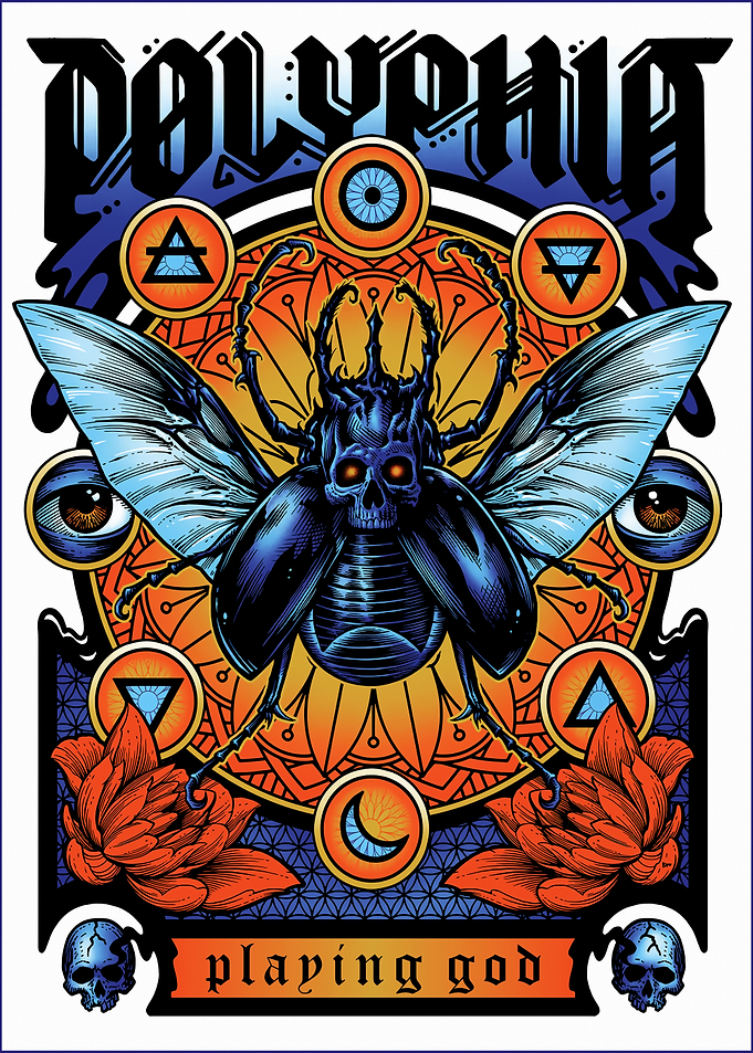 Polyphia Playing God Beetle Art