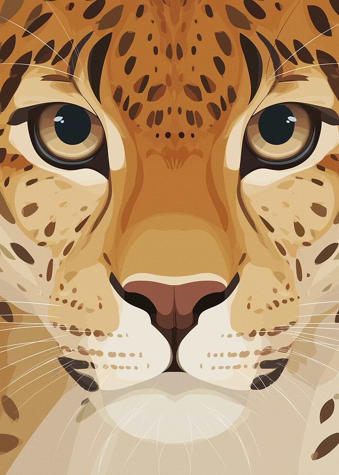 Close-up of a Leopard's Face
