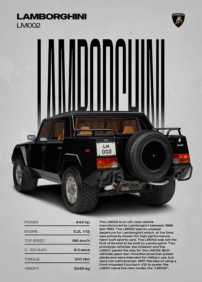 Lamborghini LM002 Off-Road Vehicle