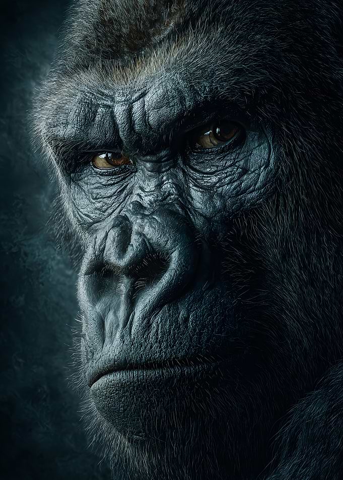 Close-up of a Gorilla's Face