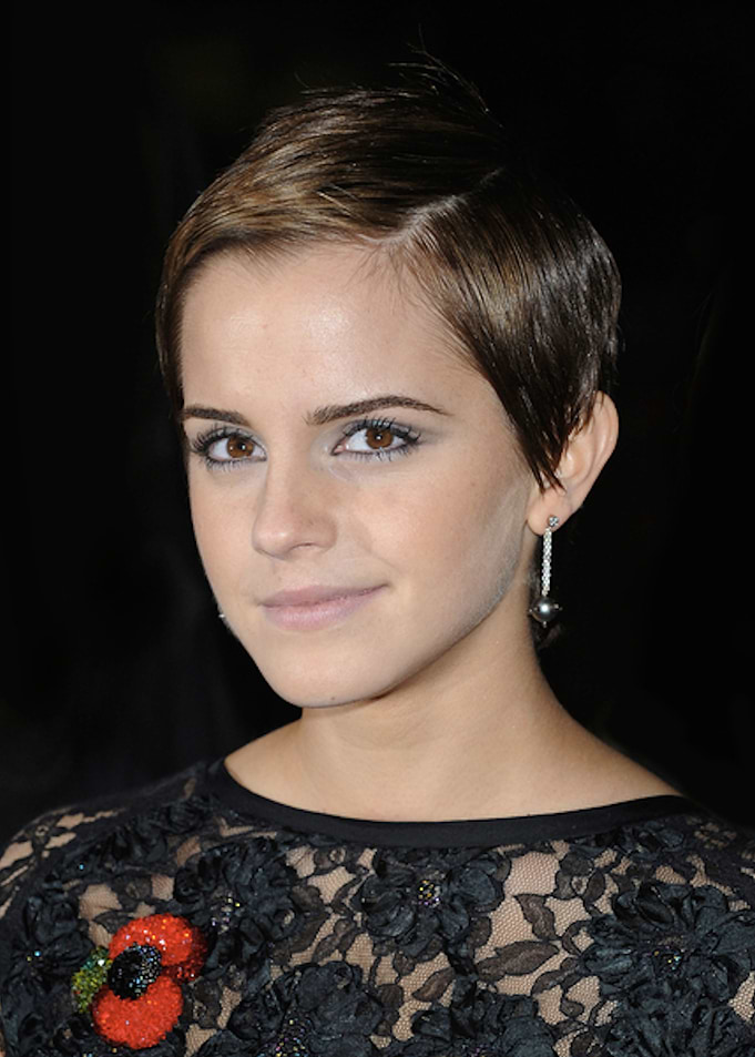 Emma Watson with Poppy Brooch