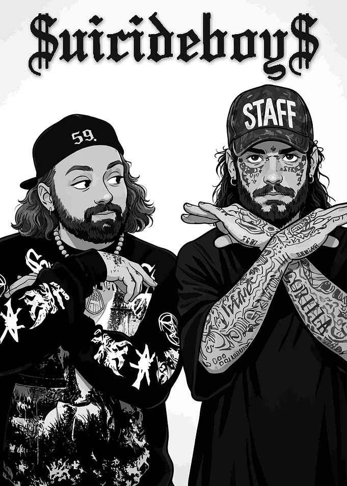 Suicideboys Illustration Portrait
