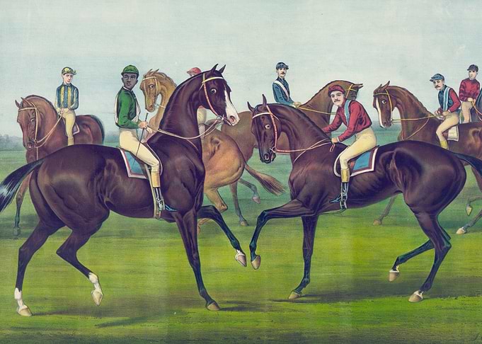 Horse Race with Jockeys