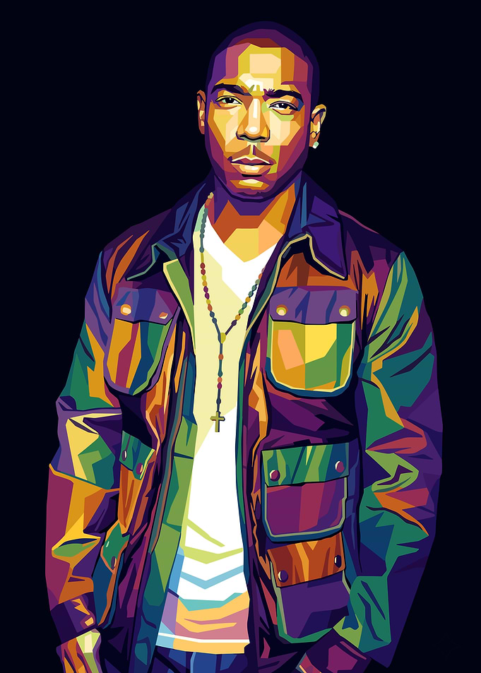 Pop Art Portrait of a Ja Rule