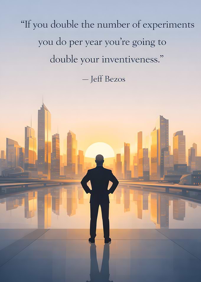 Jeff Bezos quote on inventiveness