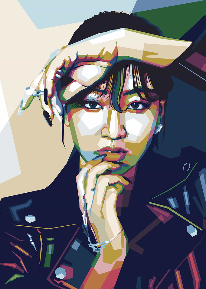 Lisa Black Pink Pop Art