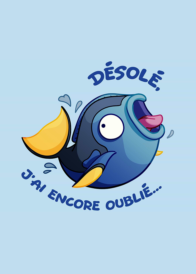 Forgetful Blue Fish