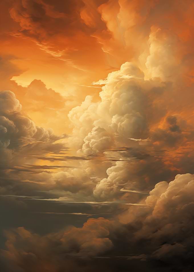 Dramatic Sunset Clouds