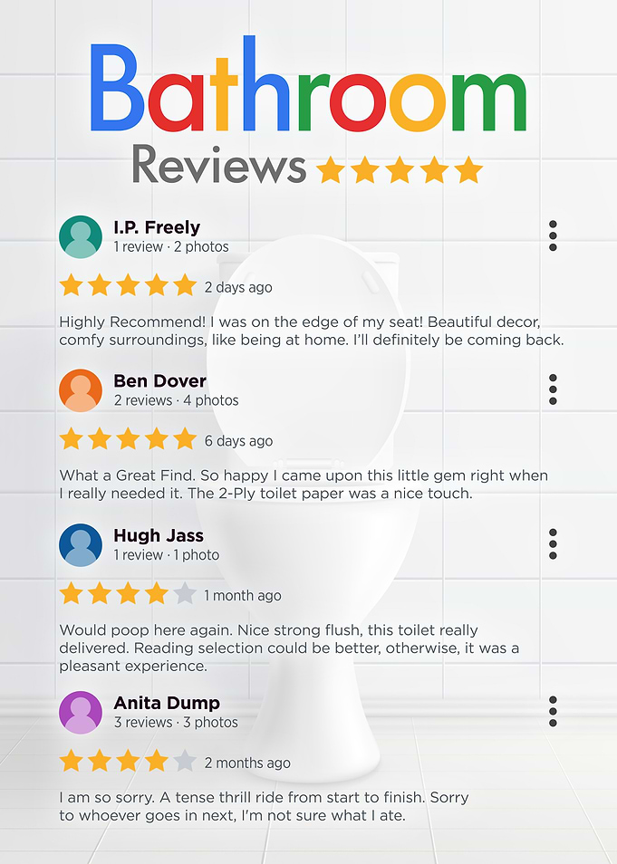 Funny Bathroom Reviews