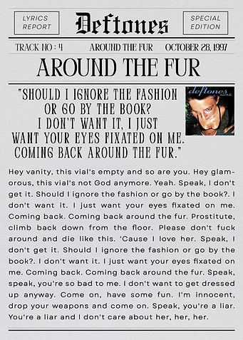Deftones Around the Fur