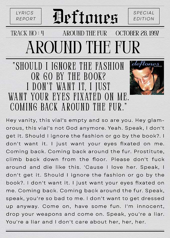 Deftones Around the Fur