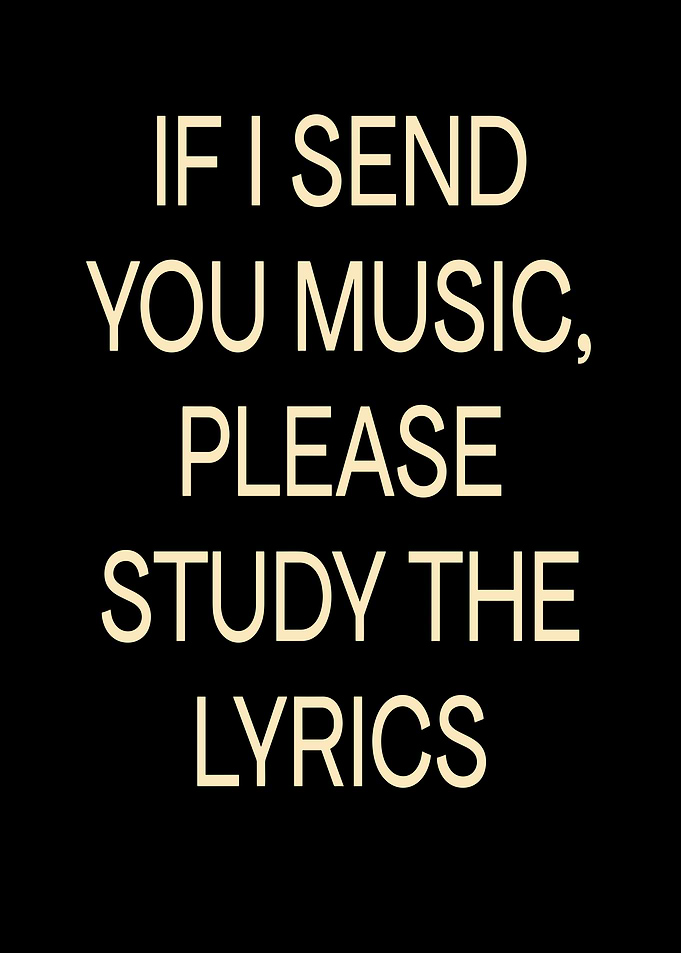 Study the Lyrics