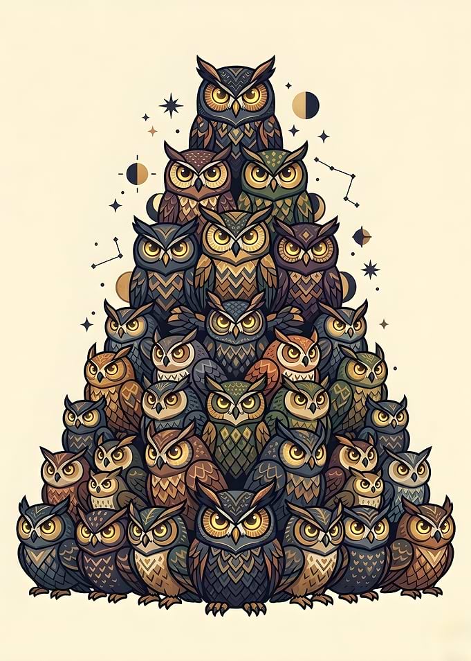 Trio of Owls