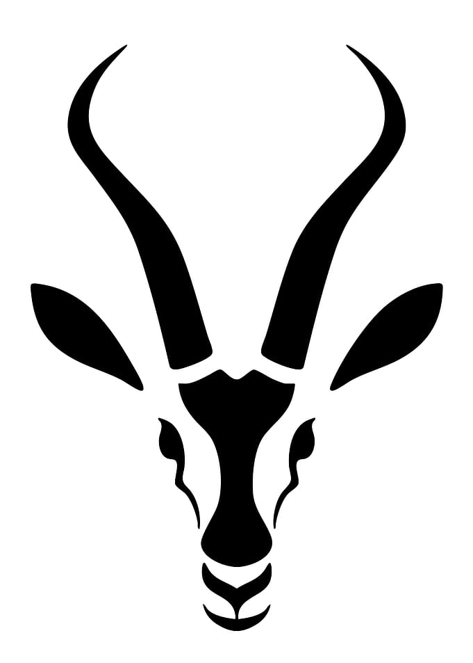 Stylized Gazelle Head Icon