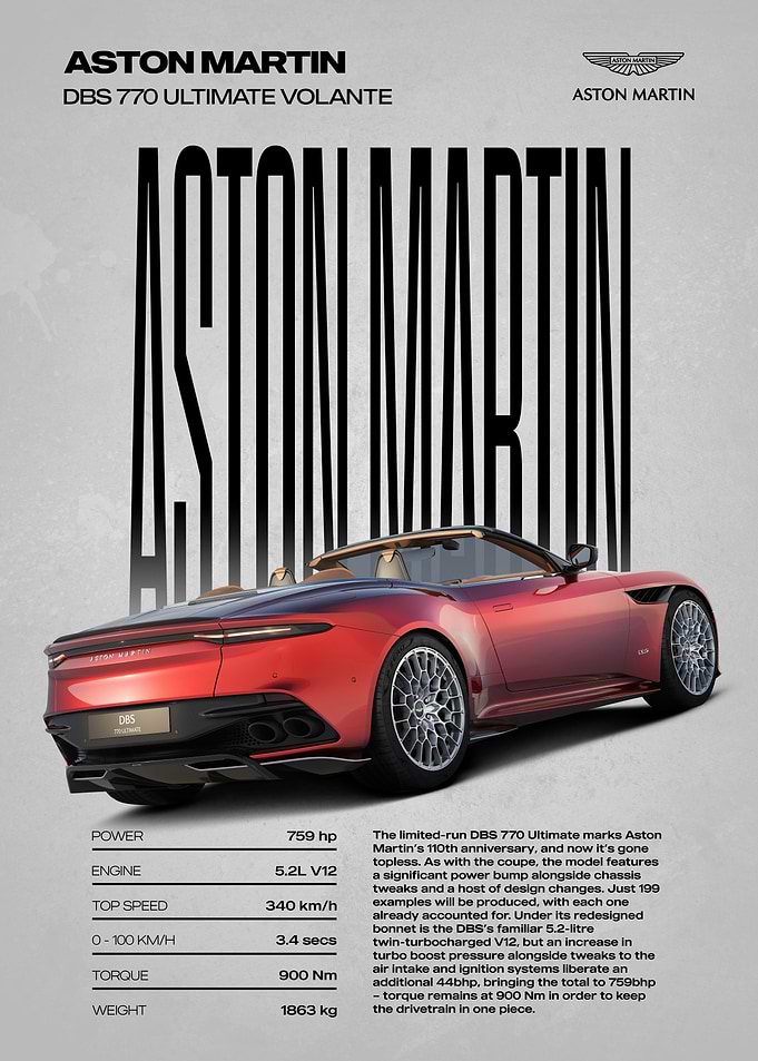 Aston Martin DBS 770 Ultimate Volante
