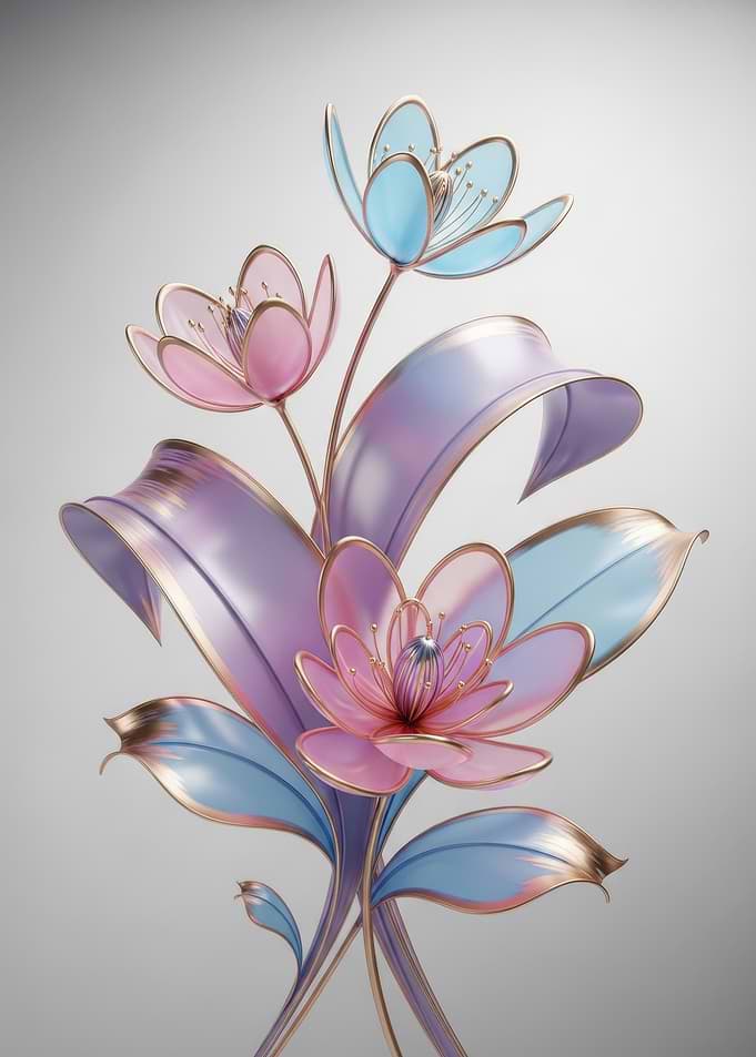 Ethereal Floral Arrangement