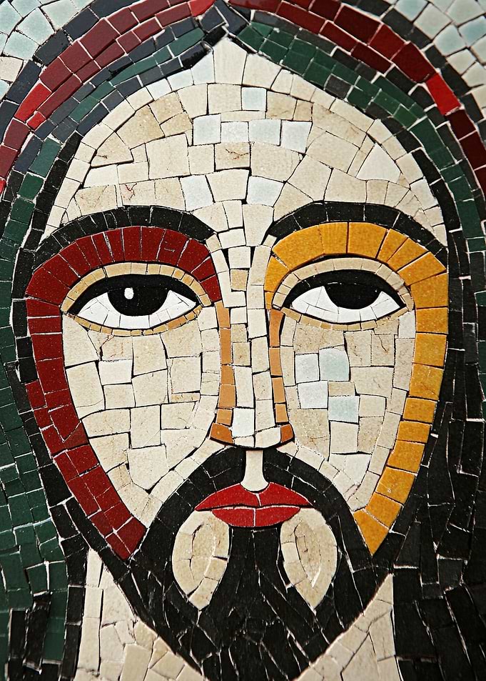 Mosaic portrait of Jesus Christ