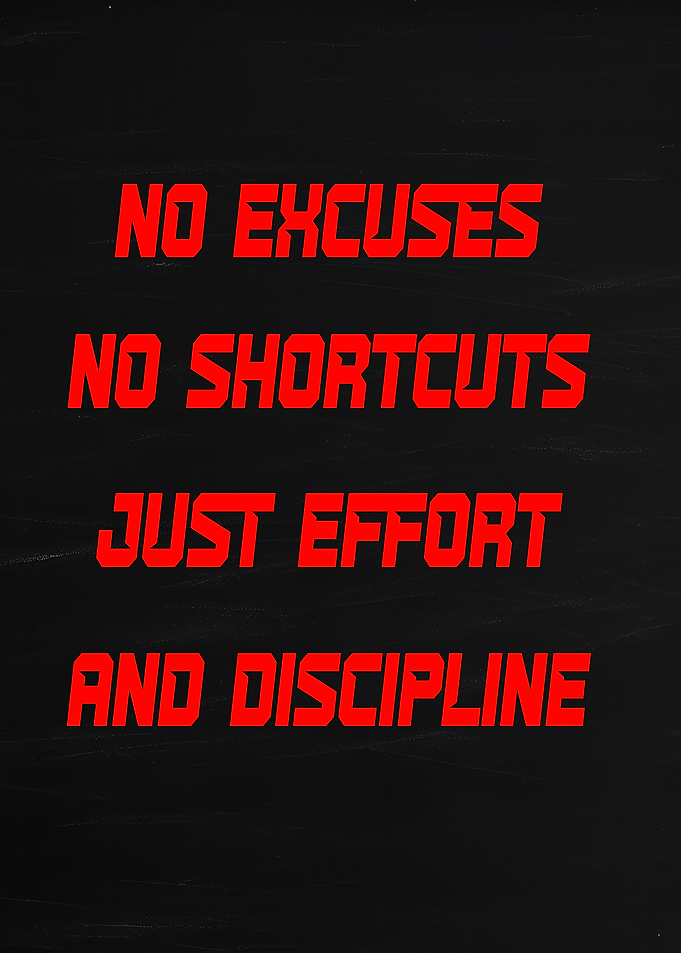 Motivational Text Art
