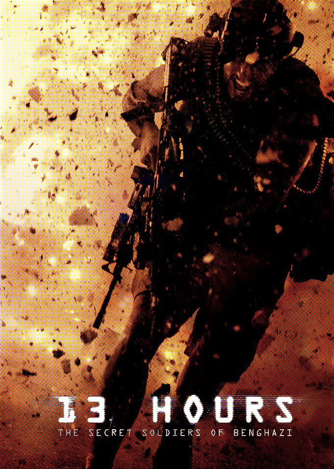 13 Hours The Secret Soldiers of Benghazi Movie Poster